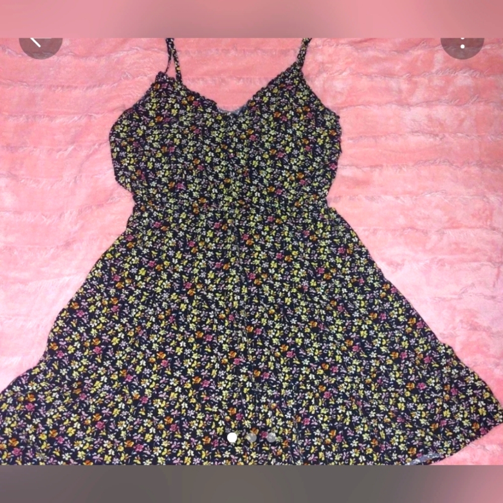 Floral Spaghetti Strap Dress